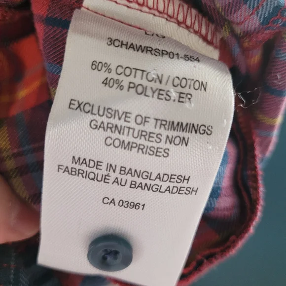 Plaid Button-Up Shirt - Picture 4 of 6